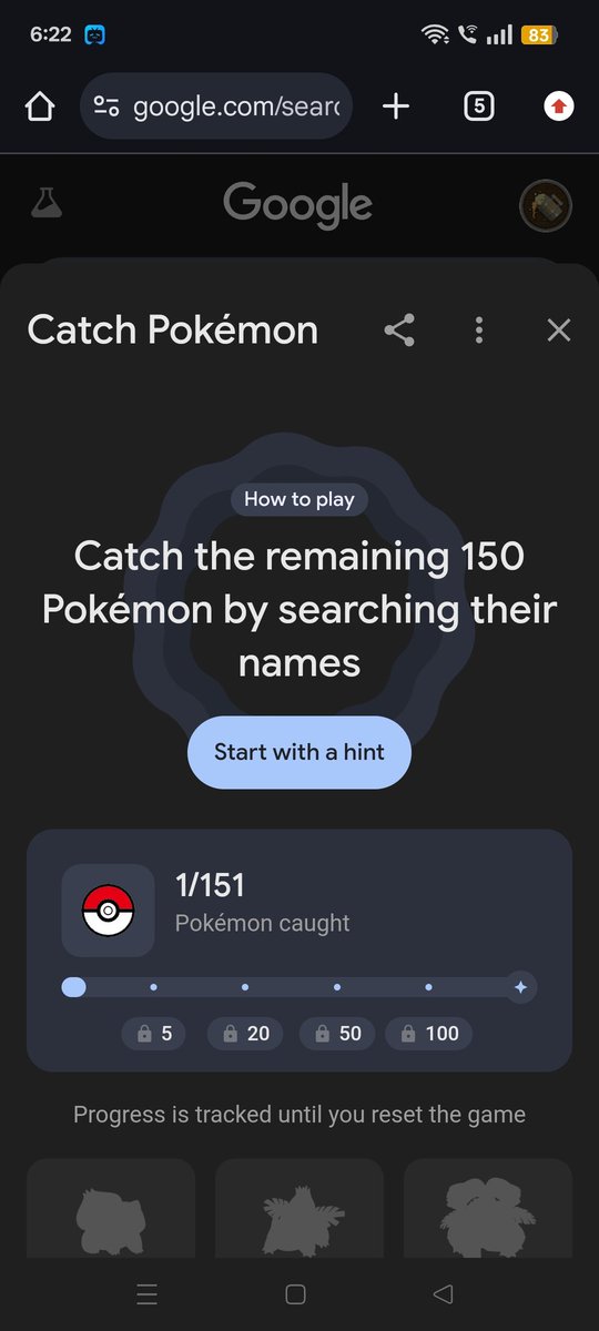 I'm googling for pokemon and I found a pokemon Easter egg ... It would seem it's  like a treasure hunt but pokemon.. gotta find them all

#pokemon