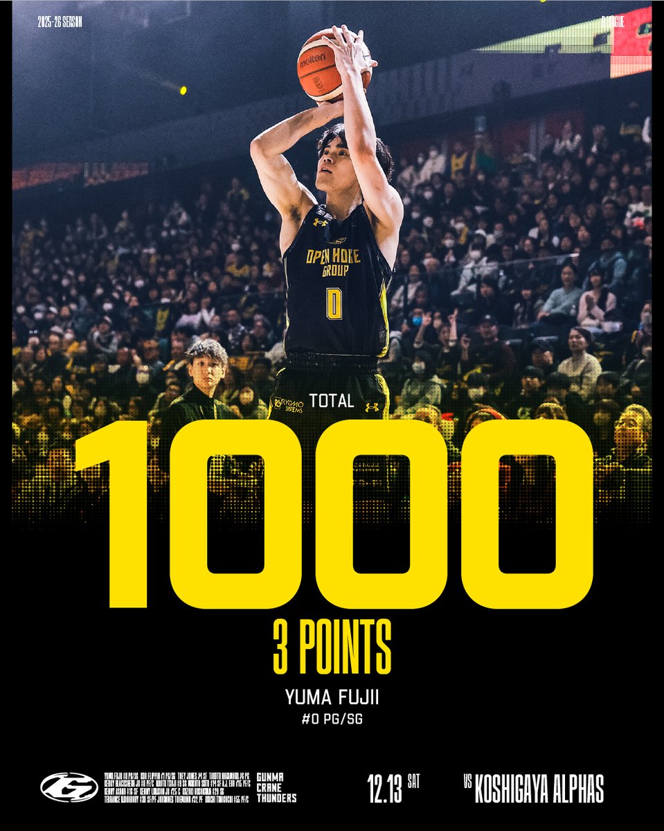 群馬クレインサンダーズ (@gunmacrane3ders) / Posts / X