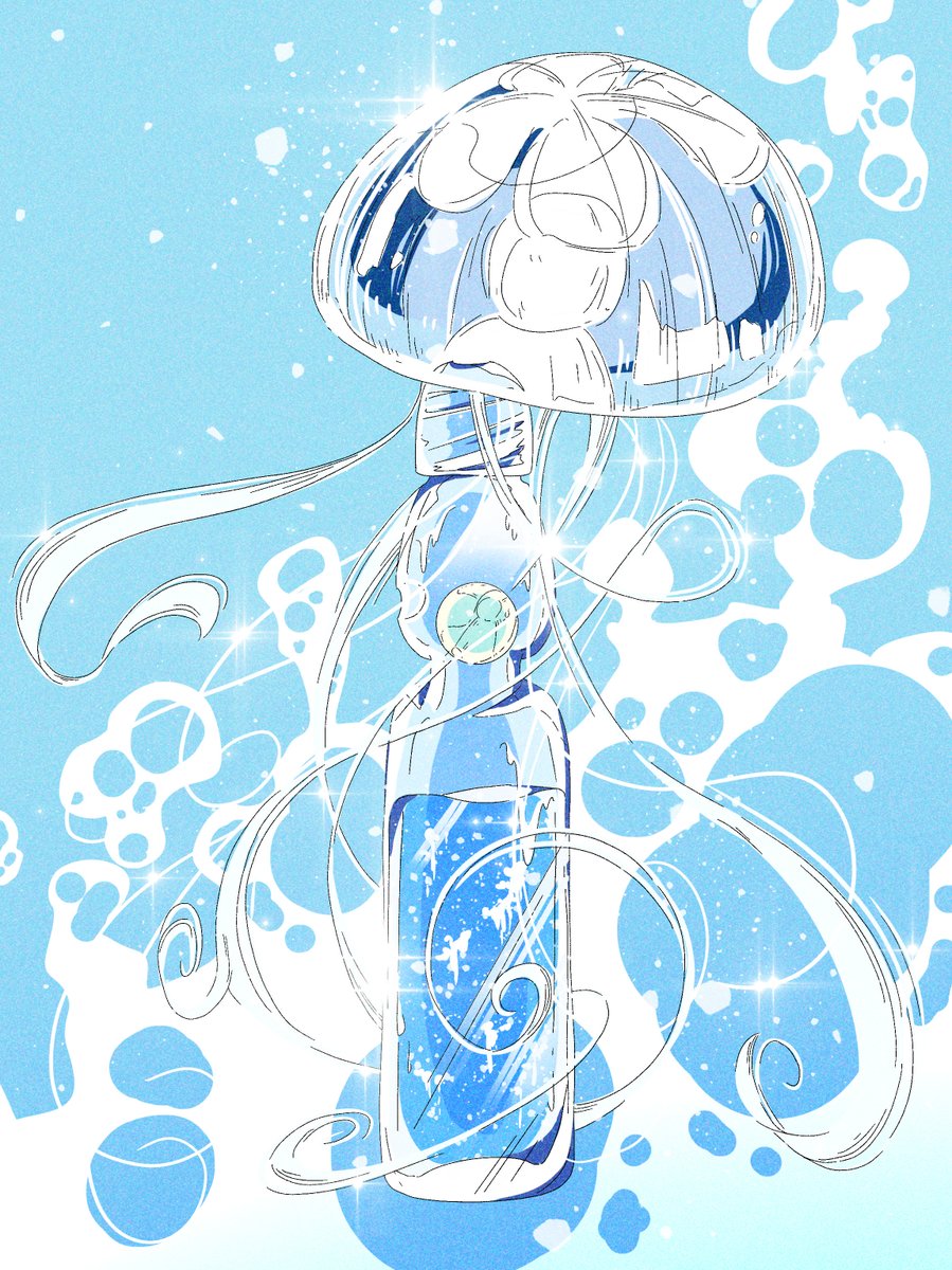 「ラムネと月とクラゲ」