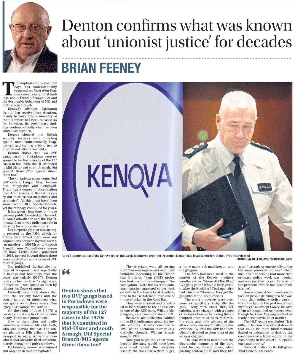 Extraordinary comments from the judge.

The thing I wonder is whether any such views persist ... People—whether they wear wigs or not—are fallible and capable of prejudice.

It's like those who convince themselves Stormont transformed overnight following the GFA ...