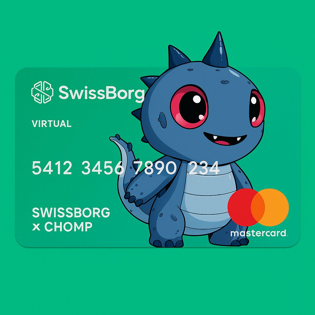 #SwissBorg #Chomp #CryptoCardContest #SwissBorgCryptoCard