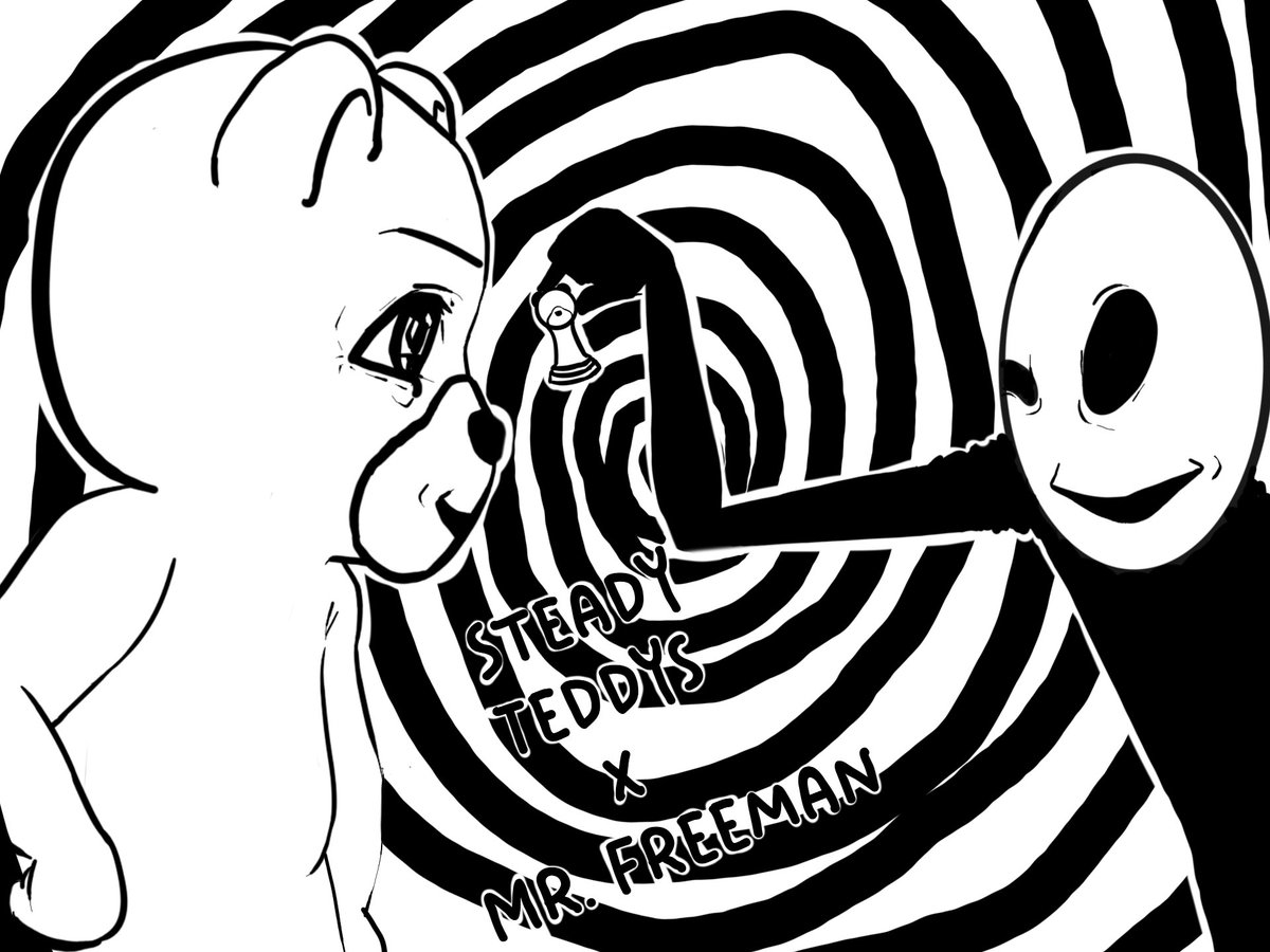 Free yourself from your own shackled consciousness
<a href="/MrFreeman0/">Mr. Freeman</a> x <a href="/steadyteddys/">steady teddys 🧸⛓️</a> 

Giving away 1 Freeman GTD below 🎁
1️⃣ follow <a href="/MrFreeman0/">Mr. Freeman</a>, <a href="/steadyteddys/">steady teddys 🧸⛓️</a> &amp; <a href="/TeddyWorldOrder/">Teddy World Order</a>
2️⃣ like &amp; rt post
3️⃣ comment evm address

more spots in steady teddys holders' group
vip.steadyteddys.com