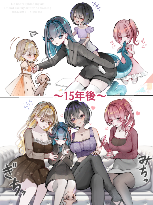 竜人ボディガードとお嬢様💎🐉

強火お嬢たちが人気でした!🔥
#今年も残りわずかなので今年一番伸びた絵を貼る 