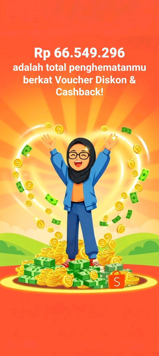 Penasaran kategori yang paling banyak kamu beli selama ini? Yuk, lihat momen Shopee-mu di sini! #10TahunBersamaShopee shp.ee/wa22m1xl2y3