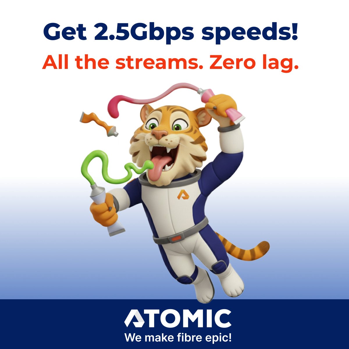 Get ready to upgrade! ⚡️ We’ve launched a 2.5Gbps <a href="/Octotel_fibre/">Octotel</a>  XGS-PON fibre service. 🐙 If you’ve been waiting to upgrade to a 2.5Gbps Ethernet network and WiFi-7 - now is the time! 🚀 Order here: atomic.co.za/octotel