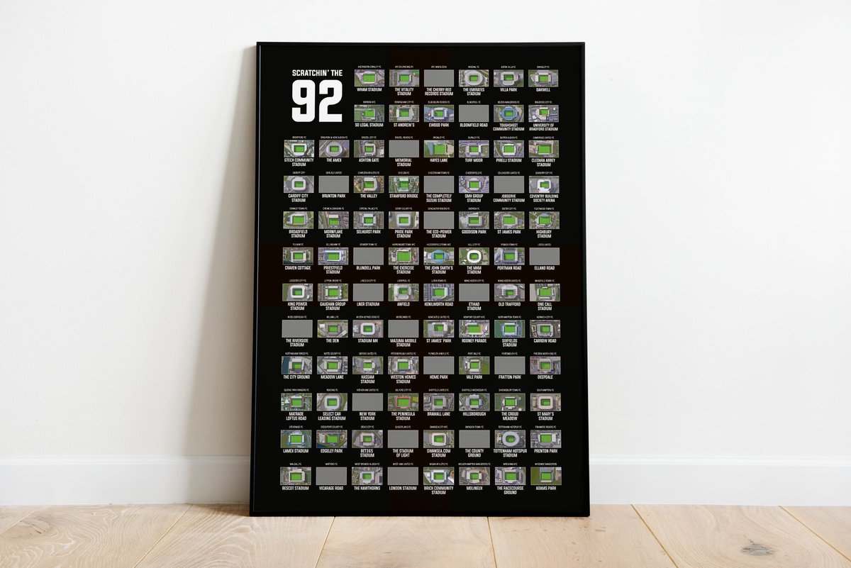 English Scratch Posters now back in stock on Etsy! 
footballbycorrie.etsy.com