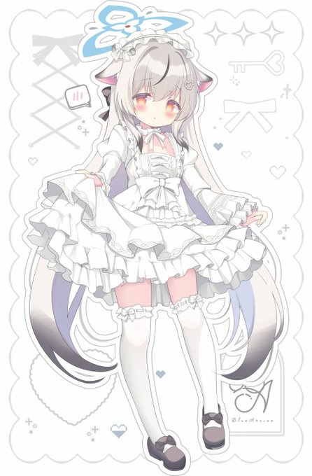 ココナちゃんにロリータ着てもらった #ブルアカ