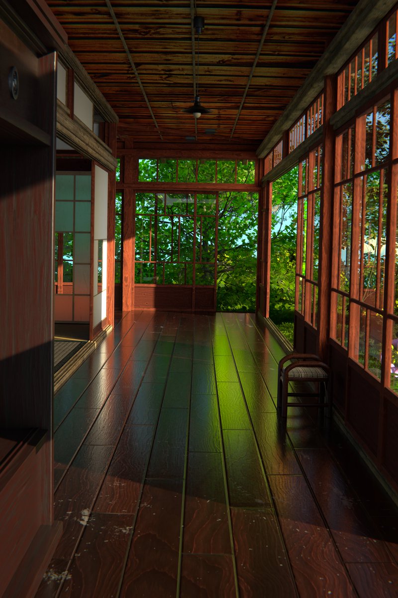 私の半年のCG歴の中では最高の出来な気がする！

外廊
#b3d