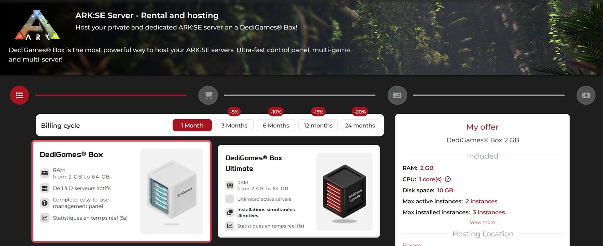 Rent you ARK: Survival Evolved servers now on the DediGames® Box: 

Rent here 🦖👇
verygames.com/en/product/prd…