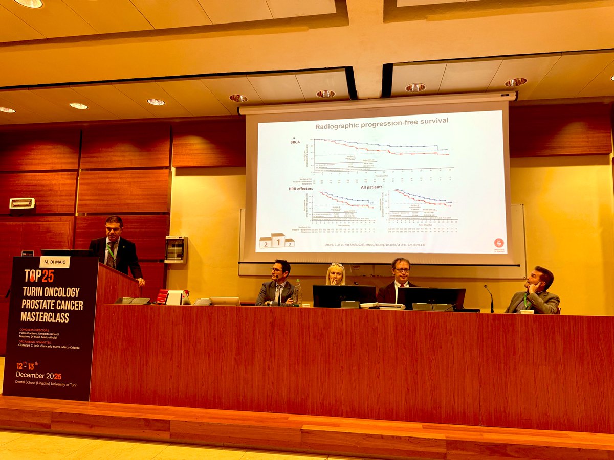 peppinoiorio's tweet photo. “Best of 2025”, Radiation Oncology by @a_dalpra & Medical Oncology by @MassimoDiMaio75
a classic closing for #TOP2025 #TOPMasterclass2025 Turin 🇮🇹 #MeetTheExperts #ProstateCancer #PrecisionOncology #RadiotherapySavesLives https://t.co/yh3JRgWYho