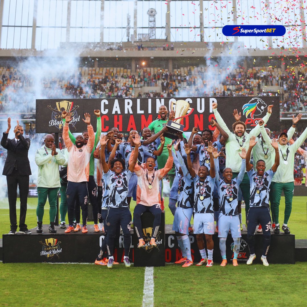 Your #CarlingCup Champions, Orlando Pirates 🏆

#ForTheFans | #OnceAlways