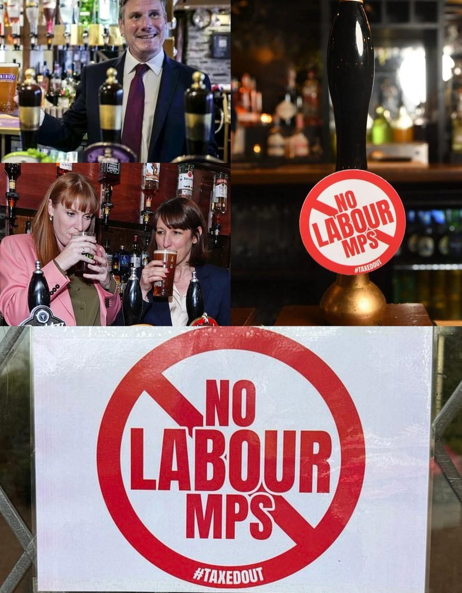 Pubs across the country are banning Labour MPs due to the raise in their business rate .

Brilliant, well done... 👏👏