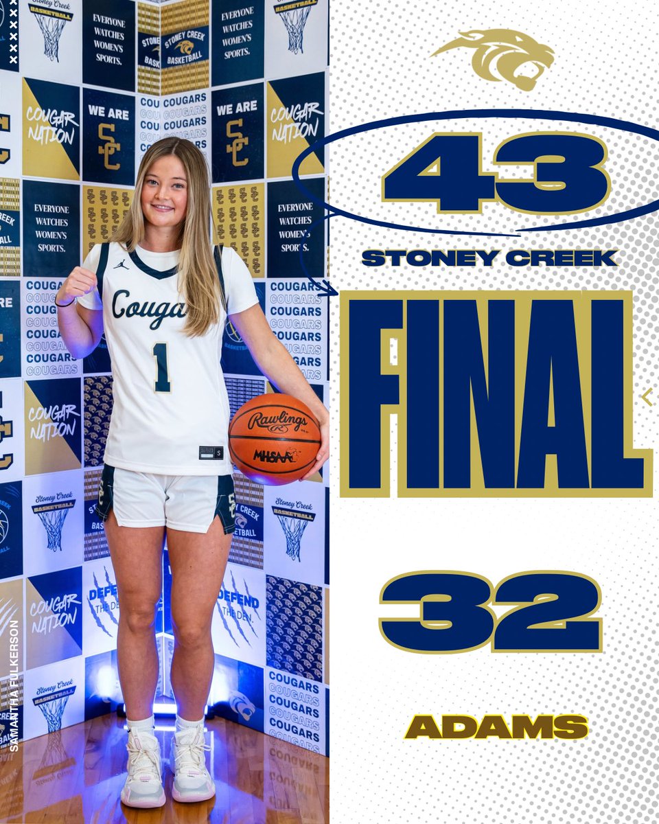 StoneyCreekwbb's tweet image. The 👑s of Rochester are BACK! Went on the road and beat ❌dams! @JadelynnFreeman led all scorers with 16, @samfulkerson11  poured in 9pts! We take a few days of then travel to @GoodrichGBB on Wednesday! #StrengthInNumbers #WeAreSC @coach_lumbo @BK2THEFULLEST @MichHSBball