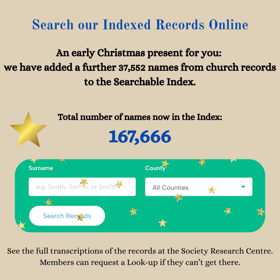 NIFHS's tweet image. Find the Searchable Index here: nifhs.org/research-centr…
Explore the Indexes that have been uploaded here: nifhs.org/research-centr…