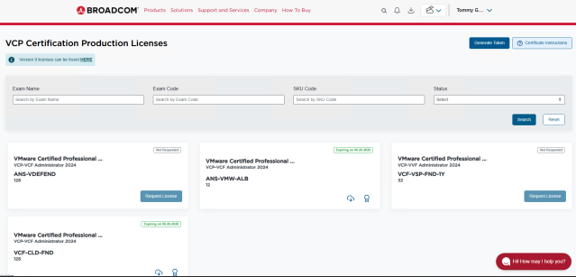 PCgeek2009's tweet image. Great news! Broadcom has established the VMware Cloud Foundation (VCF) licensing program, which provides vExperts who pass either the VCP-VCF Admin or Architect exam with free access to use VCF 5.x and 9.x licenses in their home lab! - #vExpert Tommy Grot dy.si/Kpwr4v