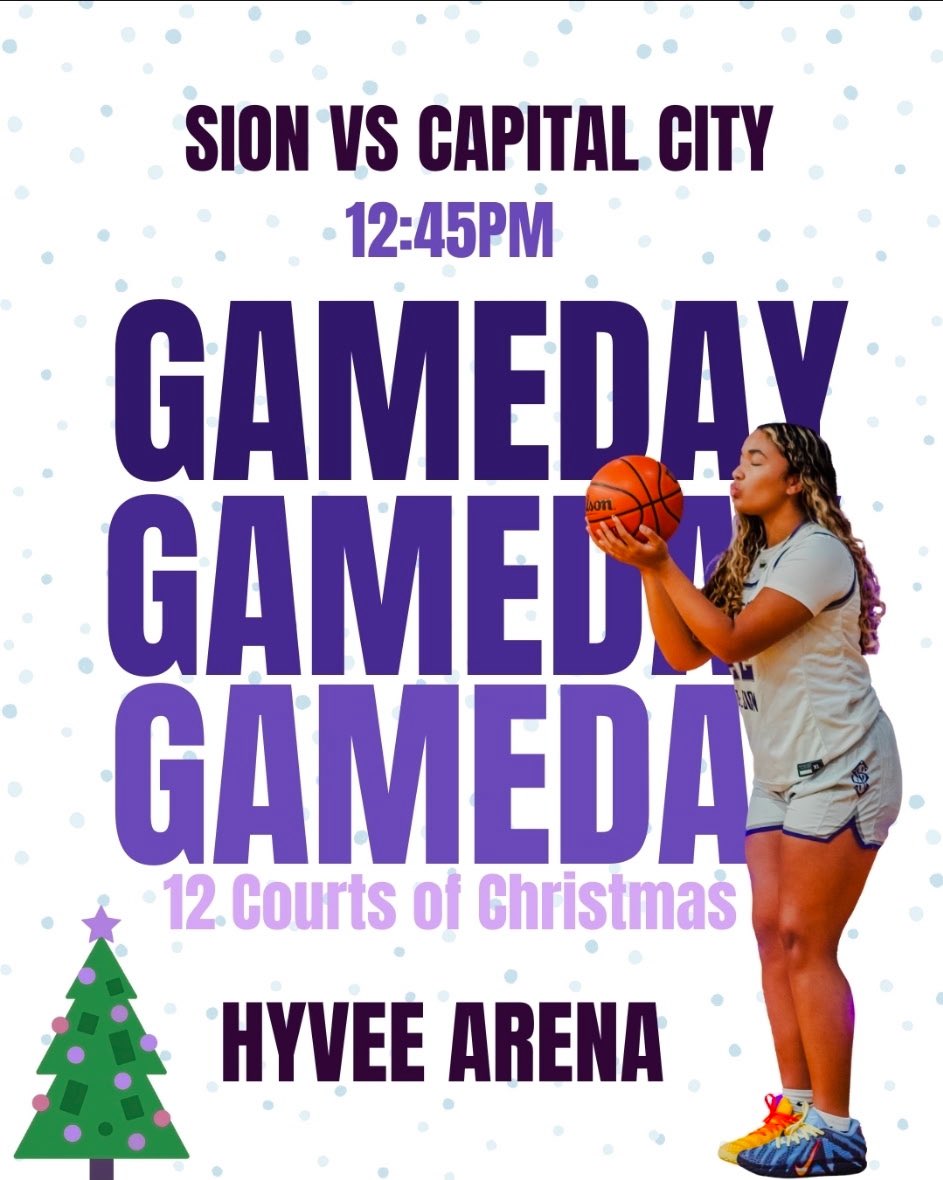 BasketballSion's tweet photo. This is the last chance to check out the Storm before Christmas break as we compete in the 12 Courts of Christmas vs. Capital City.  

⏰12:45 

📍Hy Vee arena https://t.co/lr4MRXVdK1