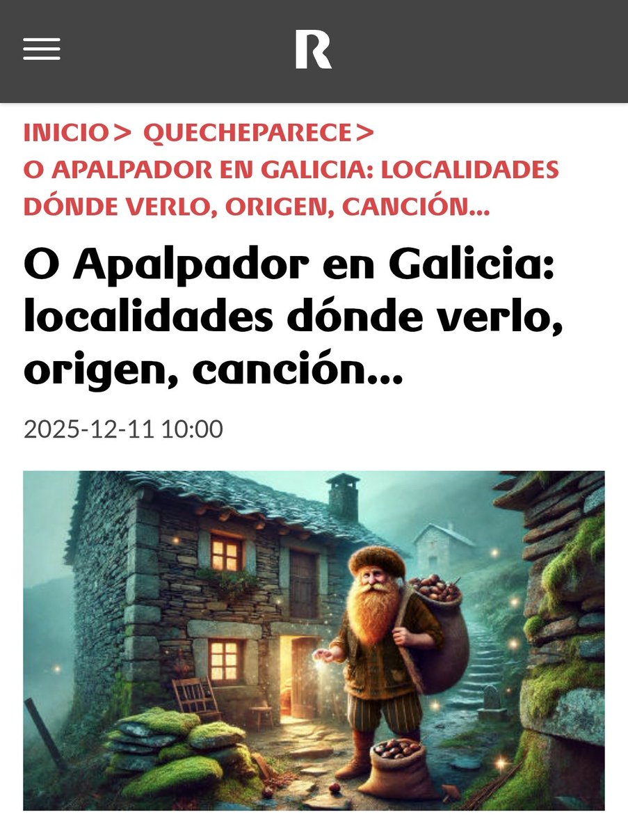 O Apalpador chegou em 2008 à Galiza urbana com o grande trabalho da <a href="/CSPichel/">a gentalha do pichel</a> na sua recuperaçom, os centros sociais fomos fundamentais para a sua socializaçom. 15 anos depois o raro é nom vê-lo no natal galego com normalidade.