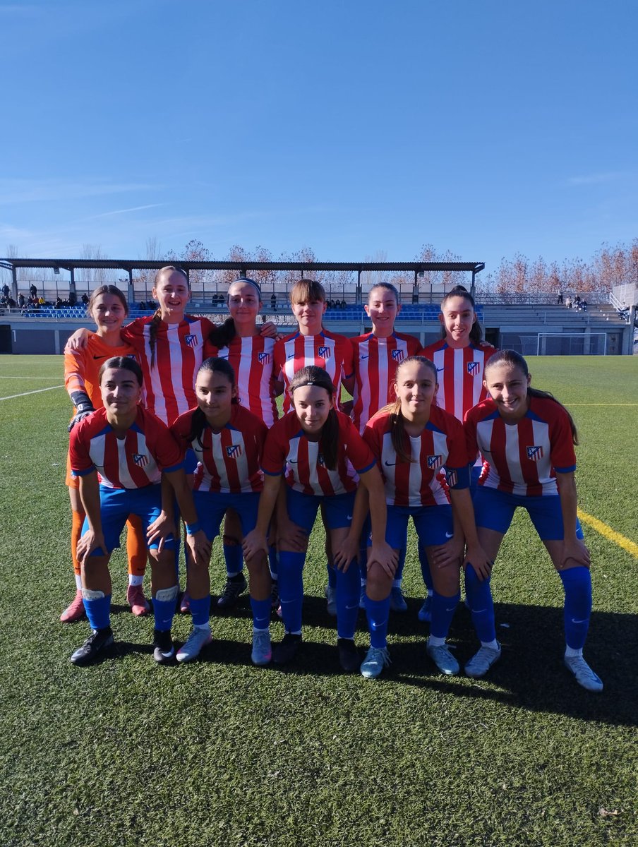 AtletiAcademia's tweet photo. CADETE PREFERENTE

C.D. Algeteño A 0-8 Atlético de Madrid Femenino Cadete B

⚽ Andrea (3), Aroa (2), Alicia, Olivia y Ariadne. https://t.co/Voy4jRiipO