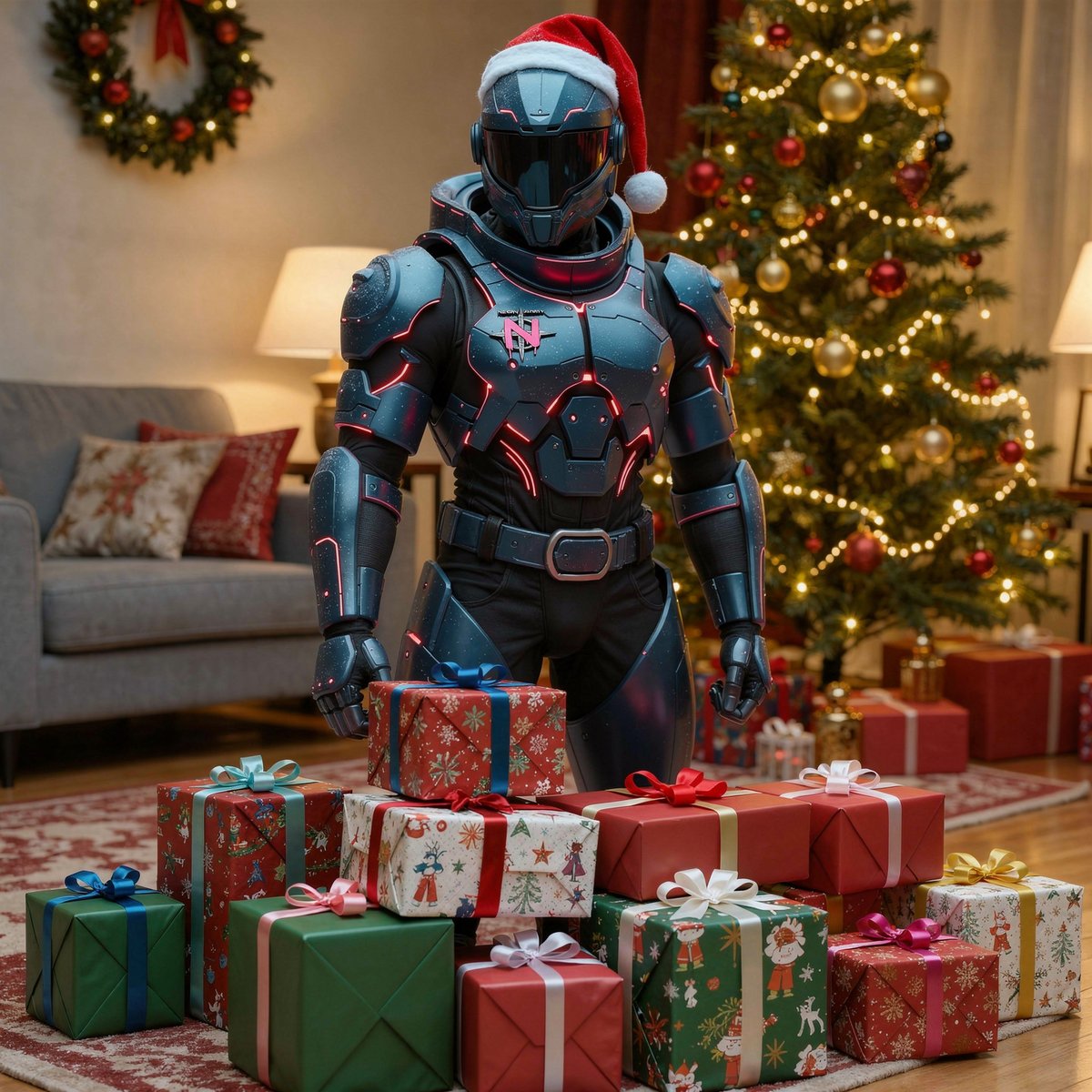 The Christmas presents are wrapped and ready for transport to <a href="/NeonArmynow/">Neon Army</a> HQ 🎁 

It's happening in 9 days! Ho Ho Hooo 🎅🎄💫 

Which one would you wish for? 

Join Discord and make your choice 
👉discord.gg/EmRvcpgn

#Web3Gaming #GamingDE

x.com/MicroByteHQ/st…