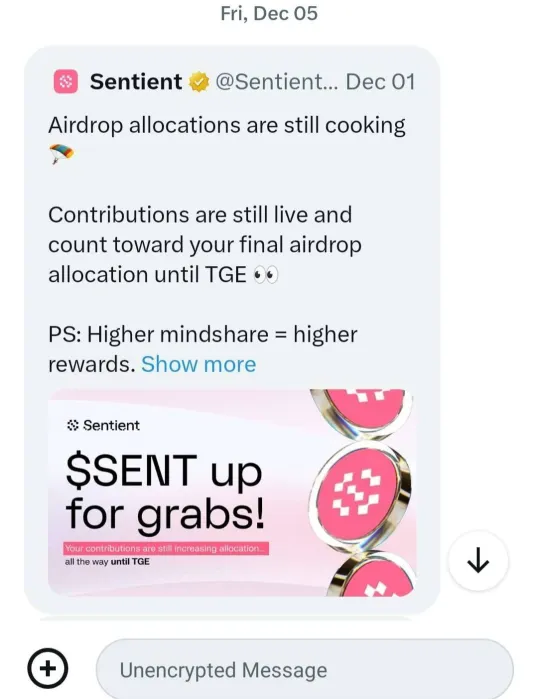 omerglr25's tweet image. 今天在 Sentient Chat 用 @SentientAGI 的 SERA-Crypto 做了 DOGE 风险梳理：它把“问法”改成明确任务，分发到工具索引与提示索引，30秒并行抓取市况、流动性、治理数据，输出量化+叙事的风险地图，比我同时测的 GPT-5/Gemini3Pro 更稳

这是我见过最适合实盘决策的开源代理 #SentientChat #AGI $SENT
