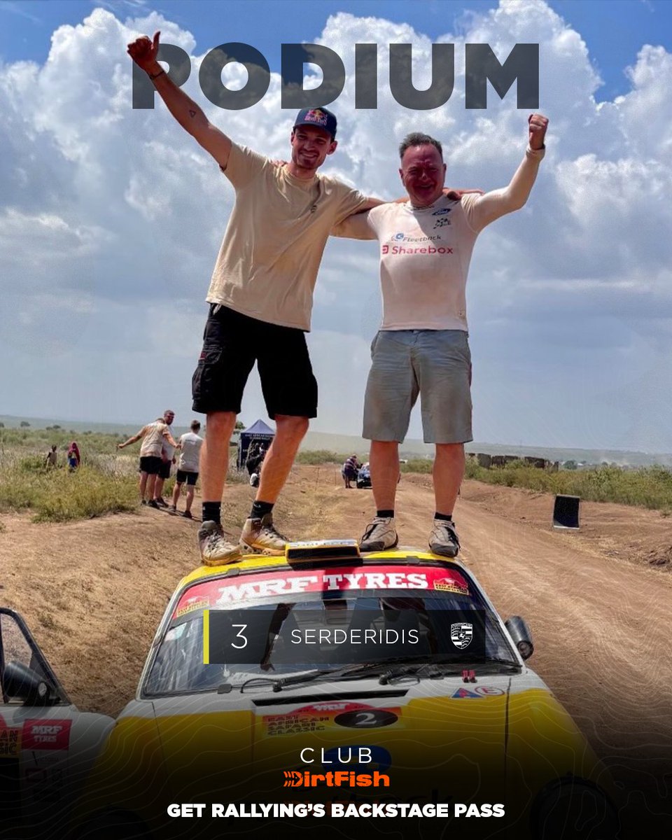 Grégoire Munster scored a podium at the East African Safari Classic Rally co-driving Jourdan Serderidis 🇰🇪🥉

Harry Hunt won the event in his Porsche 911