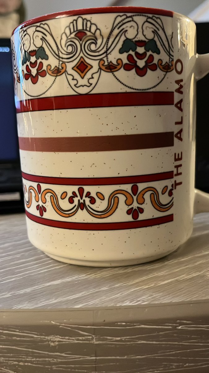 RealBenChurch's tweet image. Enjoying my Alamo coffee mug