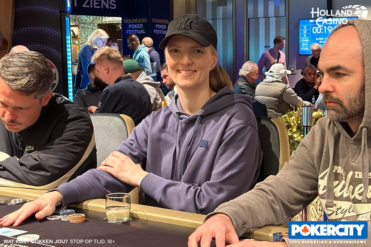 We zijn aanbeland in de dinnerbreak van het Rounders Main Event. Er zijn nog vijf kanshebbers in de race.

Aan de finaletafel ging het mis voor Isabella Kok, Joep Paridaans, Toan Nguyen en Davy Jacobsz.

Volg het via PokerCity: pokercity.nl/event/08-300-m…