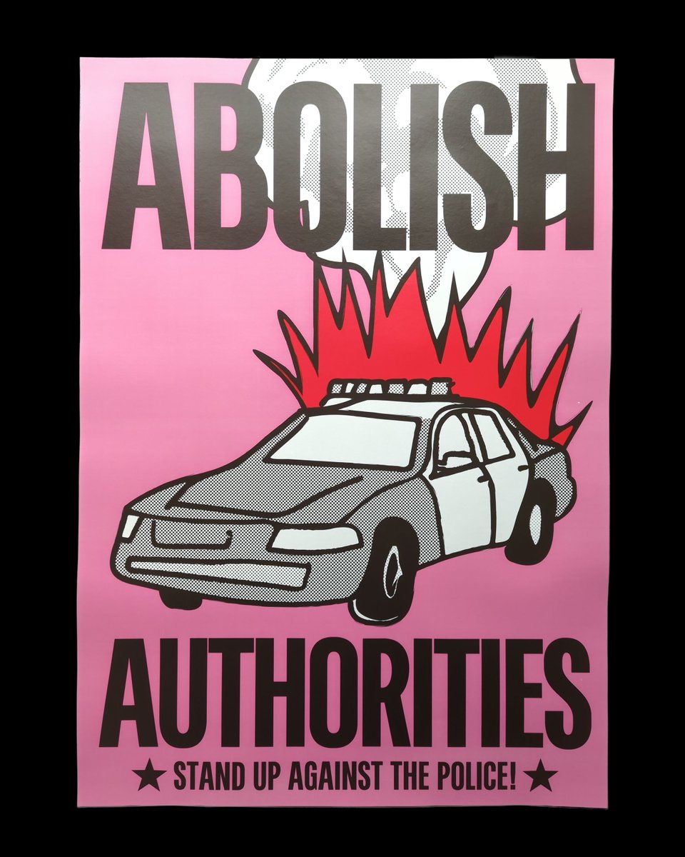 AntifaGraphics's tweet photo. Defund the police! 
Download posters/ stickers for print: https://t.co/j0WHv0ptzk

#defundpolice #abolishpolice #defundthepolice #fuckice #abolishauthorities #antifascism https://t.co/AZiEUU2Bd9