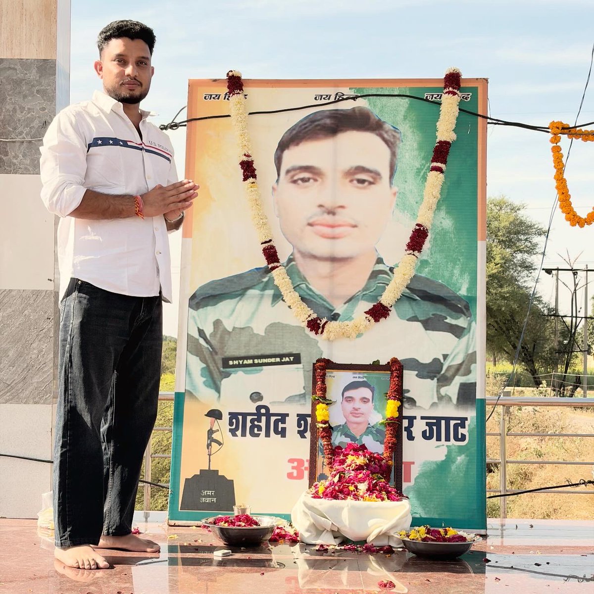 💐13/12/2019💐
🇮🇳Martyr Naik Shyam Sunder Jat🇮🇳
                      ❣️MAMA JI❣️