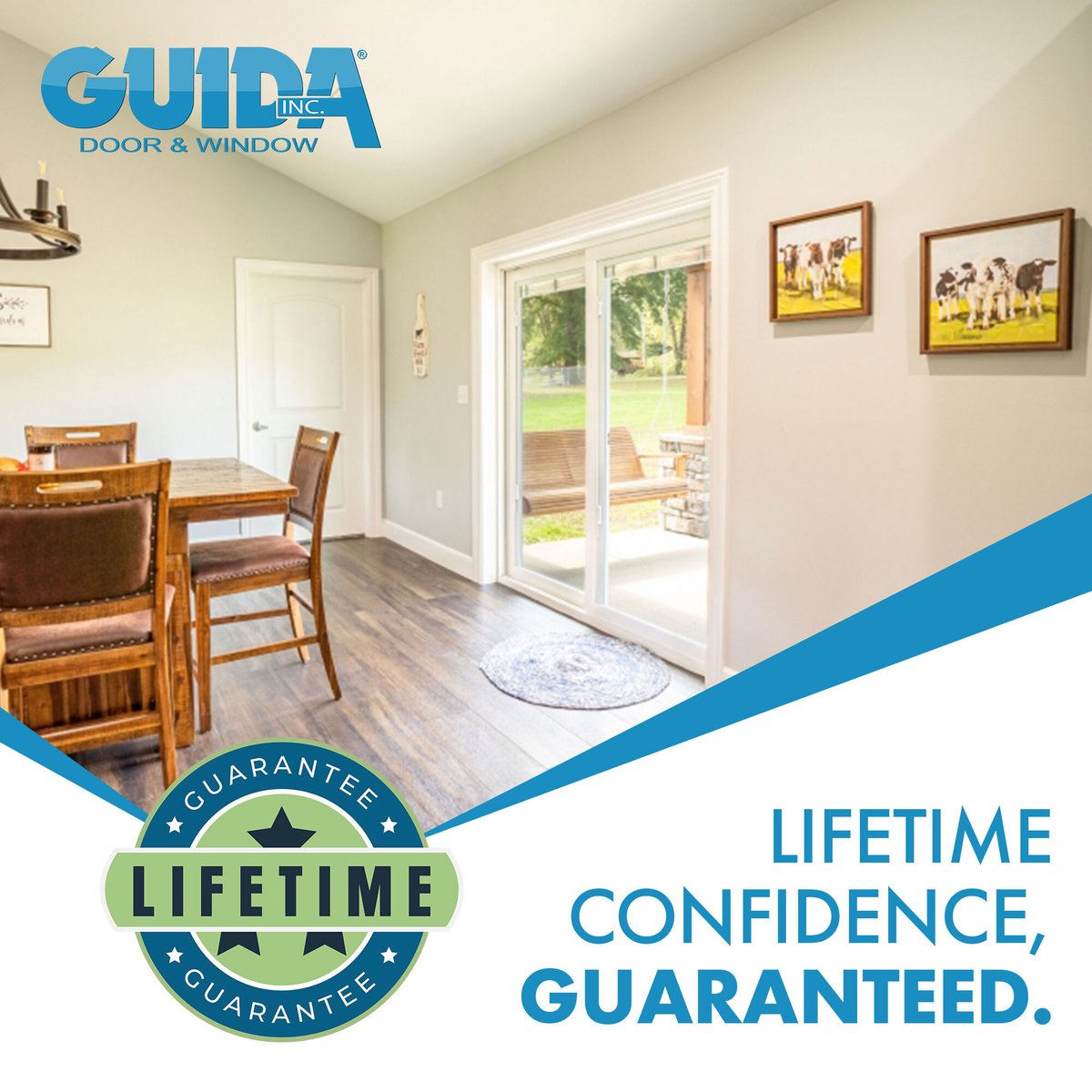 GoGuida's tweet image. Our patio doors are backed by a Limited Lifetime Warranty covering vinyl, insulated seals, hardware, and moving parts. Peace of mind is GUARANTEED. 🙌🔥

#GuidaQuality #Warranty #GuidaProducts #GuidaDoors