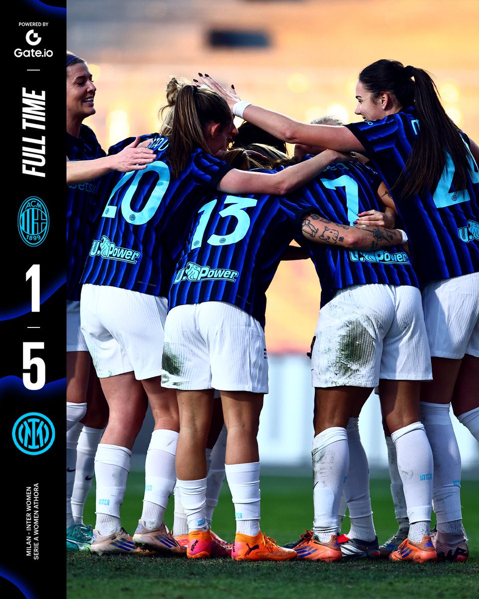 Inter_Women's tweet image. Il campo ha parlato: il derby è 𝙉𝙀𝙍𝘼𝙕𝙕𝙐𝙍𝙍𝙊 🖤💙