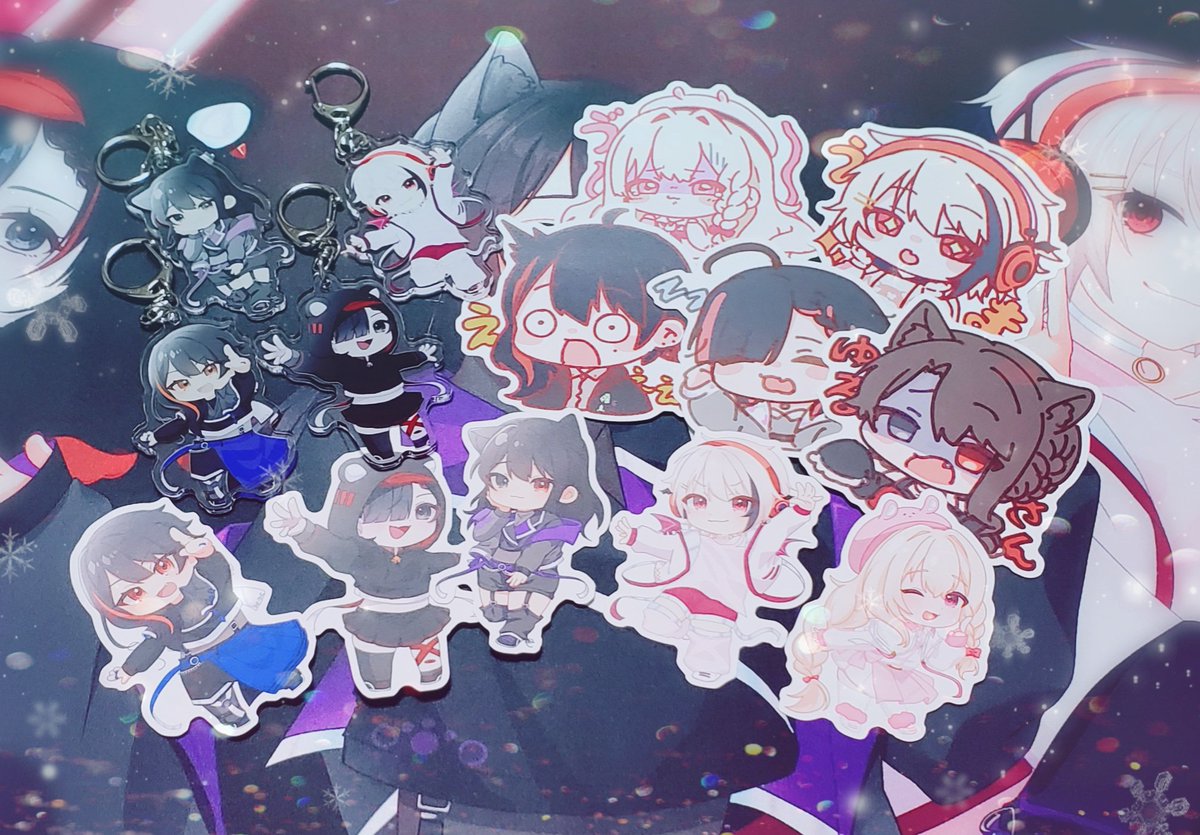 いっぱいかわちぃねぇ！！ ステッカーが最強にかわちぃ ありがとう！！！