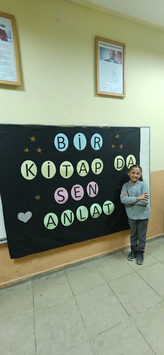 📚BİR KİTAP DA SEN ANLAT📚 

Okulumuzda 4. Sınıf öğrencileri arasında okuduğu kitabı anlatma yarışması düzenlendi. Yarışmada birinci olan Elifsu Ocak'ı tebrik ediyoruz. Yarışmanın sonunda kendisine ödülü verildi.✨️🎉😊