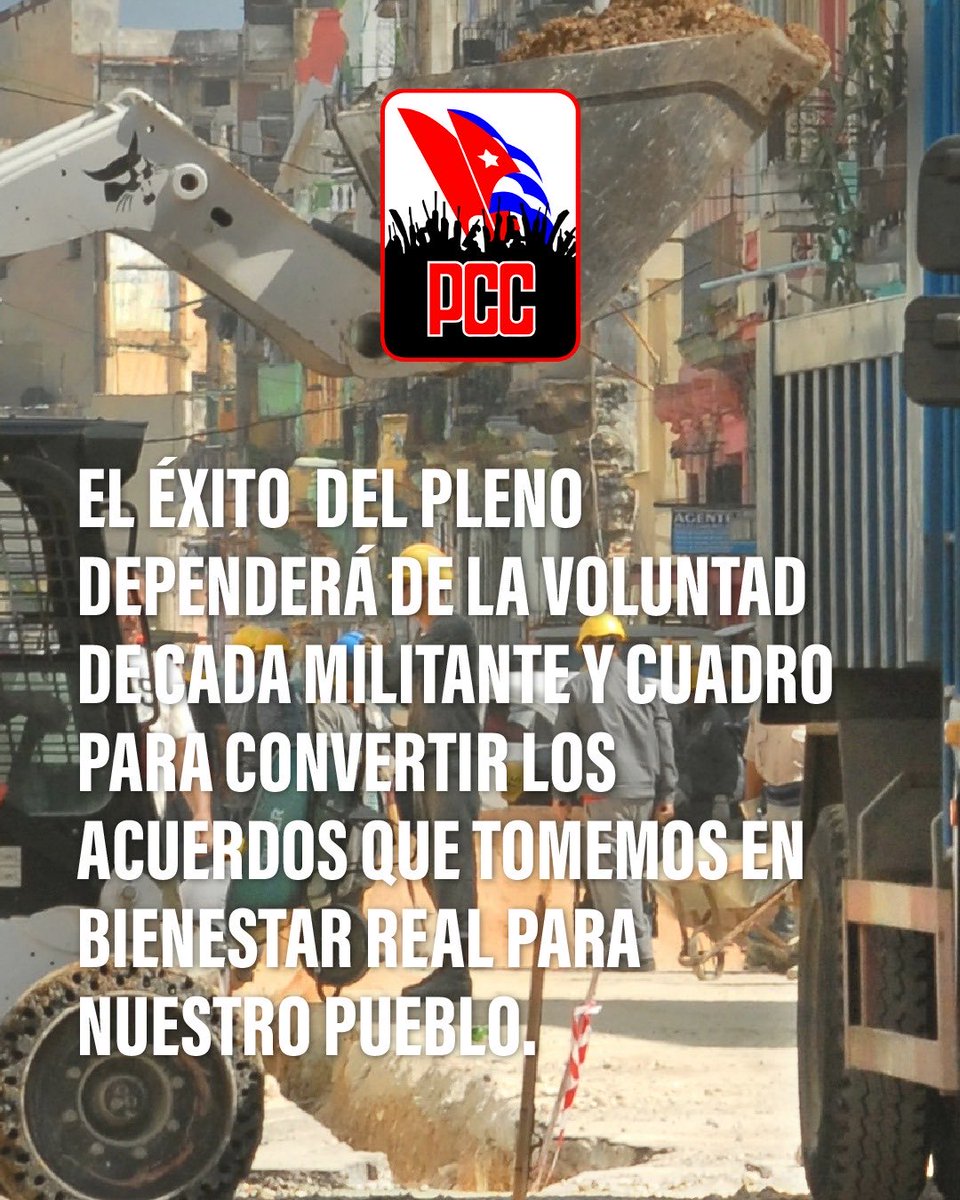 "El Partido debe protagonizar e impulsar todo lo que nos hemos propuesto".
#XIPlenoCC
#100AñosConFidel
#FidelPorSiempre
#SomosCuba
#CubaVencerá
#SanctiSpíritusEnMarcha
<a href="/DiazCanelB/">Miguel Díaz-Canel Bermúdez</a>
<a href="/DeivyPrezMartn1/">Deivy Pérez Martín</a>
<a href="/AlexisLorente74/">Alexis Lorente Jiménez</a>
<a href="/milian_mileydi/">Mileydi Milian</a>
<a href="/ComunicDGSY/">Comunicadora Dirección General de Salud Yaguajay</a>
<a href="/Barbara78904587/">BarbaraRojas</a>