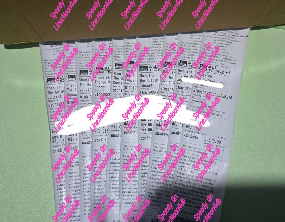เคลียร์บัตรลูกค้าเรียบร้อย
22ใบ ขอบคุณลูกค้ามากๆนะคะ
ขอบคุณที่เข้าใจว่ามันกดยากมากๆ😃
ขอบคุณน้องพนักงาน7-11 มือโปร
ขอบคุณซ้อติ๊ก เลขาคนเก่ง😆
จัดส่งEMSวันจันทร์นะคะ🙏
#KhemjiraConcert #KhemjiraTheSeries
 #เขมจิราที่อิมแพค #เขมจิราต้องรอด #KhemjiraTheGoldenTimeConcert