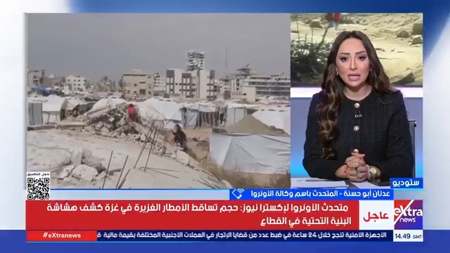 متحدث الأونروا لإكسترا نيوز: القطاع الصحي في غزة منهار تماما والطواقم الصحية منهكة والمستشفيات غير مؤهلة لإجراء أي عمليات 