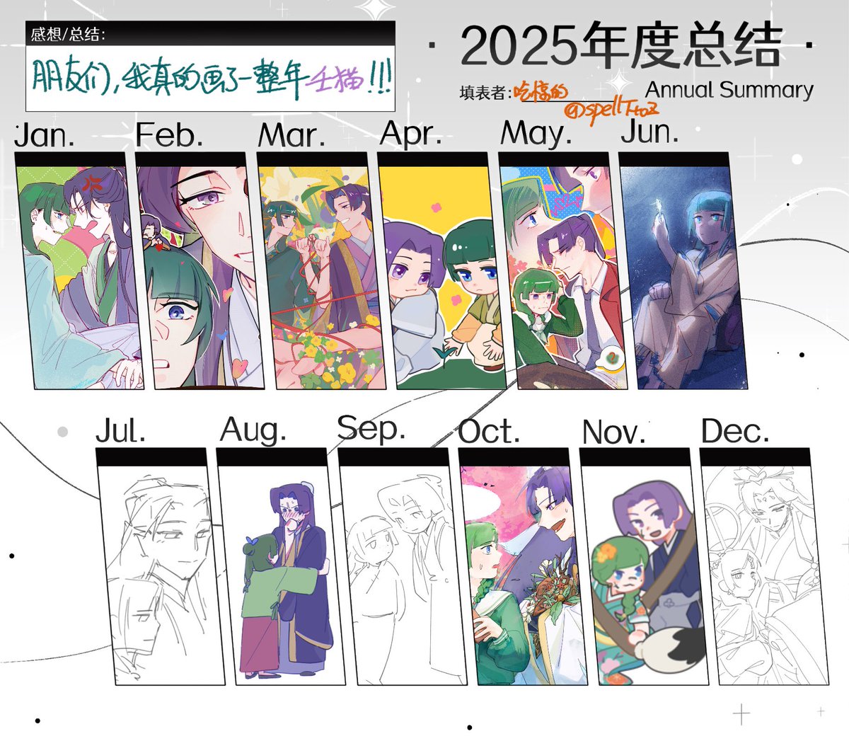 #薬屋FA
一整年壬猫！