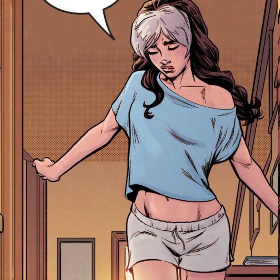 She's up for the day