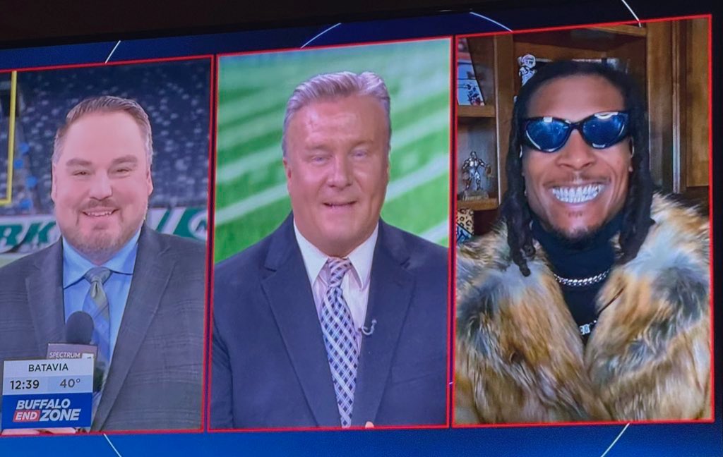 StevieJohnson13's tweet photo. Stay tuned for The Buffalo Endzone Postgame Show via @SPECNews1BUF @SPECNews1ROC following #BillsVsPats.

You’ll hear from @KevC_Sports, @AndyYoungTV, @TVJacksonWang, and #SJ13.

Don’t forget to post your #Ask13 Q’s &amp; Comments, so I can answer on live TV.

#BEZPGS https://t.co/qp5YSUcYap