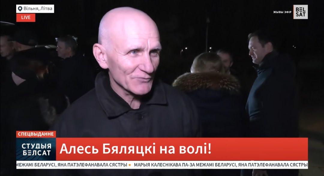 avalaina's tweet photo. Віншую беларусаў з вызваленнем значнай часткі іх палітычных вязняў. Жыве Беларусь! https://t.co/VH8V5yXm5m