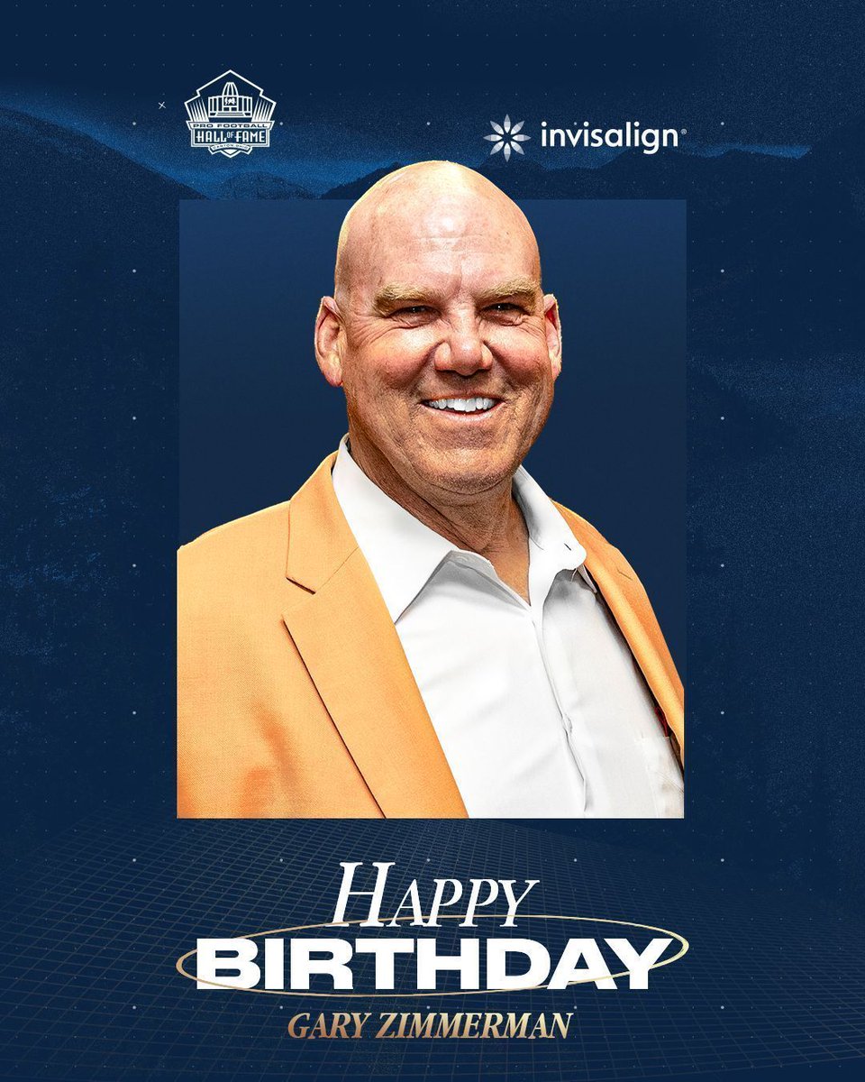 RT to help us wish @ProFootballHOF T Gary Zimmerman a happy birthday! 🥳