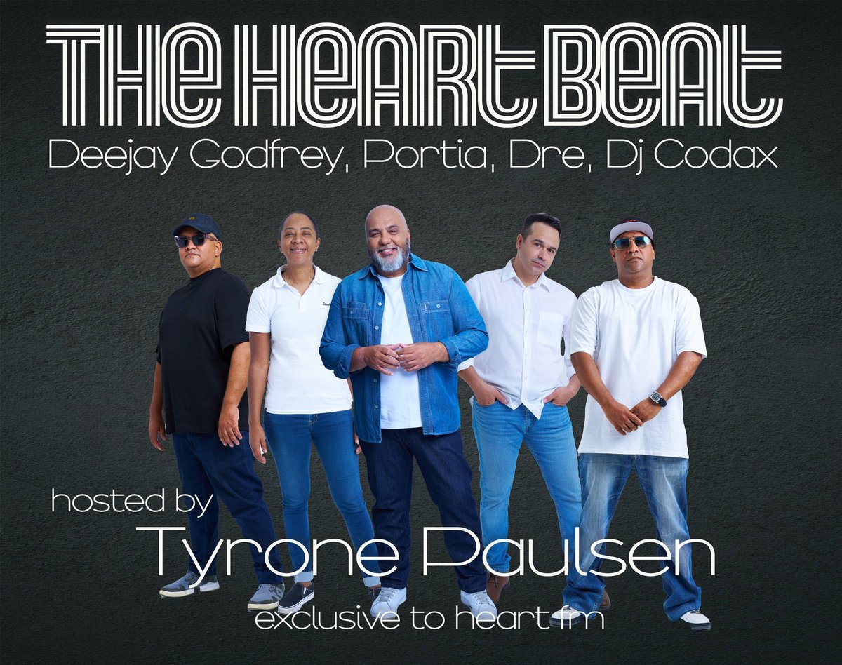 tyronepaulsen's tweet photo. The Soundtrack to your Saturday evening is NOW LIVE on your Favorite FM DIAL @Heart1049FM #hierKOMaDING with #4hrsofLEKKAness on #TheHeartBeat Let’s get our #dancelikenobodyswatching on https://t.co/7MATwKtbN9