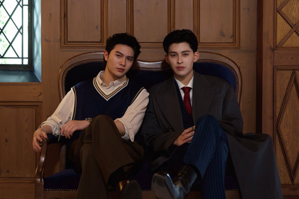 xiseks's tweet image. ใครบอกว่าเราสองคนพี่น้องไม่มีมาดมาเฟีย!!! #MeAndTheeSeriesEP5