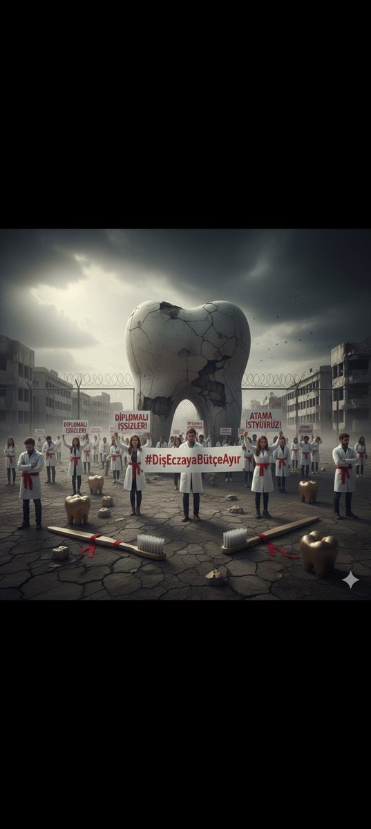Hasta dişsiz hekim işsiz #DişEczayaBütçeAyır