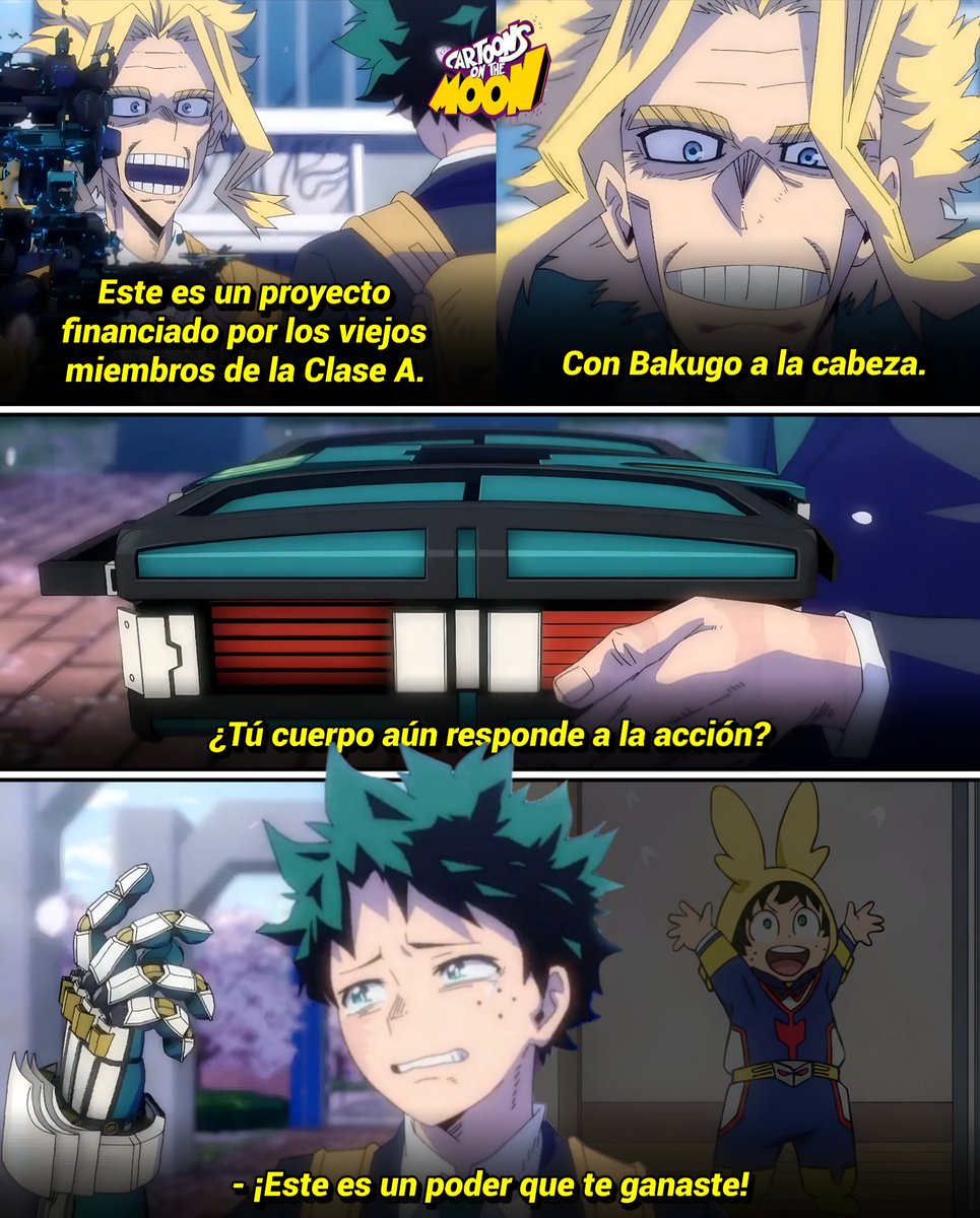 CartoonsOTMoon's tweet image. Al final, Deku aún será el héroe que siempre soñó.

📺 My Hero Academia (2016 - 2025)