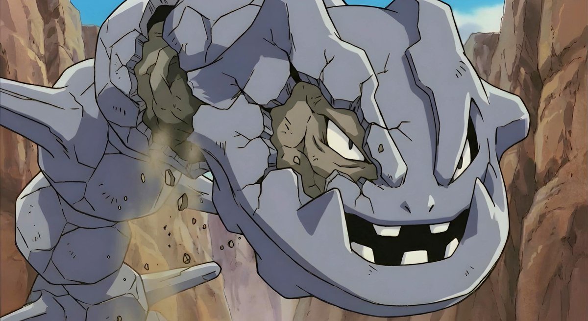 Steelix es literalmente un Onix con armadura, y es genial 🔥