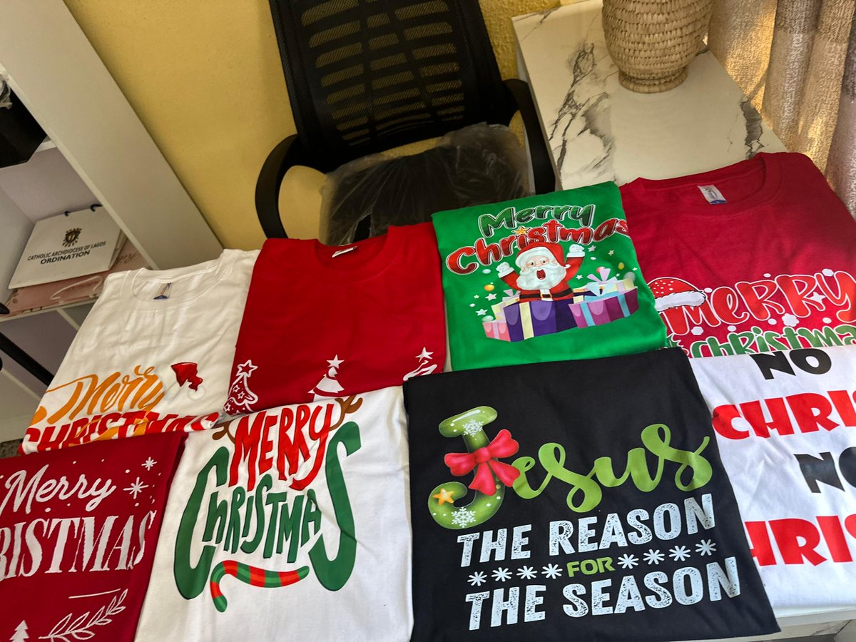 SisiSimifoodies's tweet image. You can’t get the pajamas theme wear, don’t worry, @iji_rita got your back with these Christmas theme shirt customizable to your choice. You can get for your family, friends, loved ones with whatever you want on it. 
Good Quality! Budget-friendly ! Fast delivery ! Slots are…