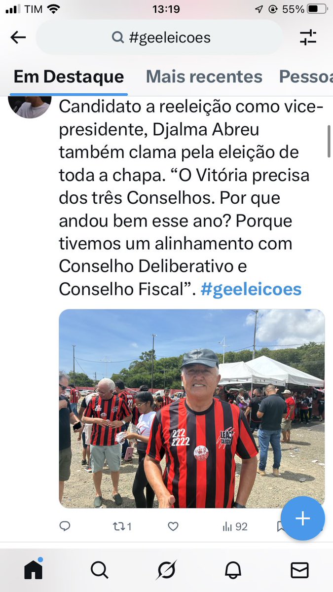 Muita cara de pau desse cara de falar que o Vitória andou bem esse ano. Eliminado de tudo de forma vexatória, goleadas sofridas históricas e quase fomos rebaixados, odeio esses cardeais malucos e arrogantes !!