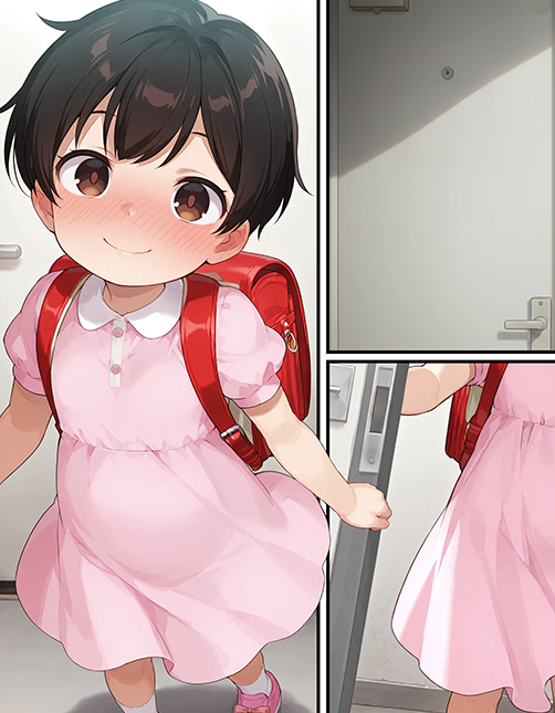 普段ズボンしか履かないおてんば少女の精いっぱいのおめかしって設定が好きです。
#AIart #AIイラスト