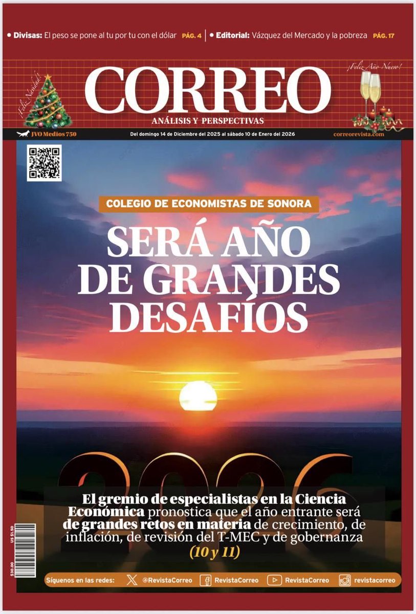 ¡Buenos días! bien informados con #RevistaCORREO en los temas de economía y negocios. Cada semana, desde hace 15 años, con la información oportuna a un click: calameo.com/revista-correo…